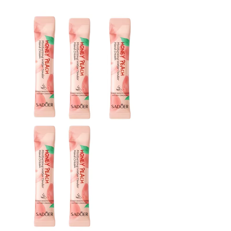 Crème hydratante et nourrissante pour les mains au miel et à la pêche, stick hydratant portable, crè