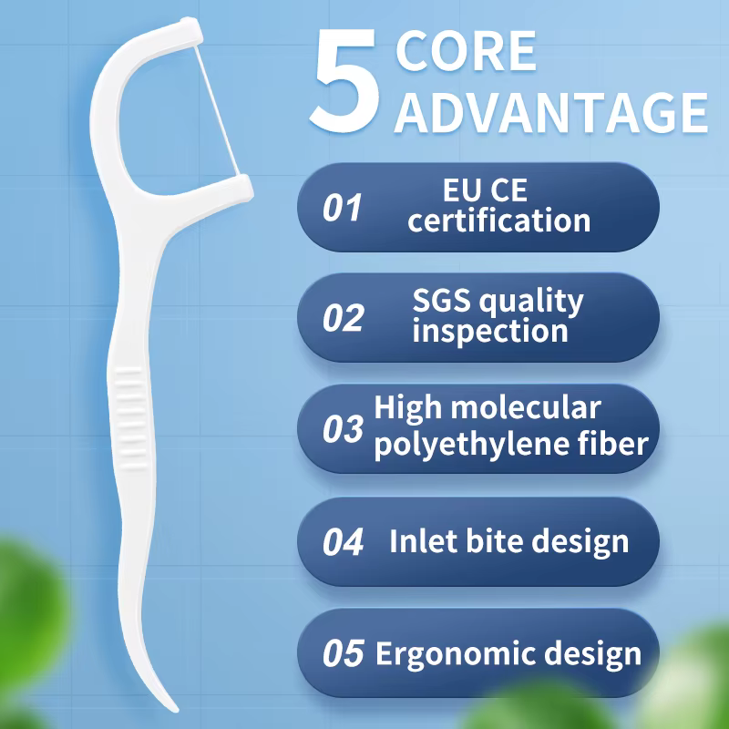 Cure-dents Ultra-fines, ensemble domestique, fil de soin Portable et jetable, nettoyage en profondeu