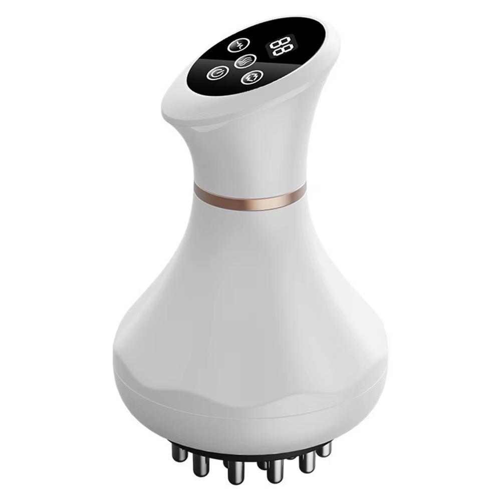 Brosse Électrique Vibrante pour Méridiens, Masseur Corporel Gua Sha, Peigne de Massage pour Grattage