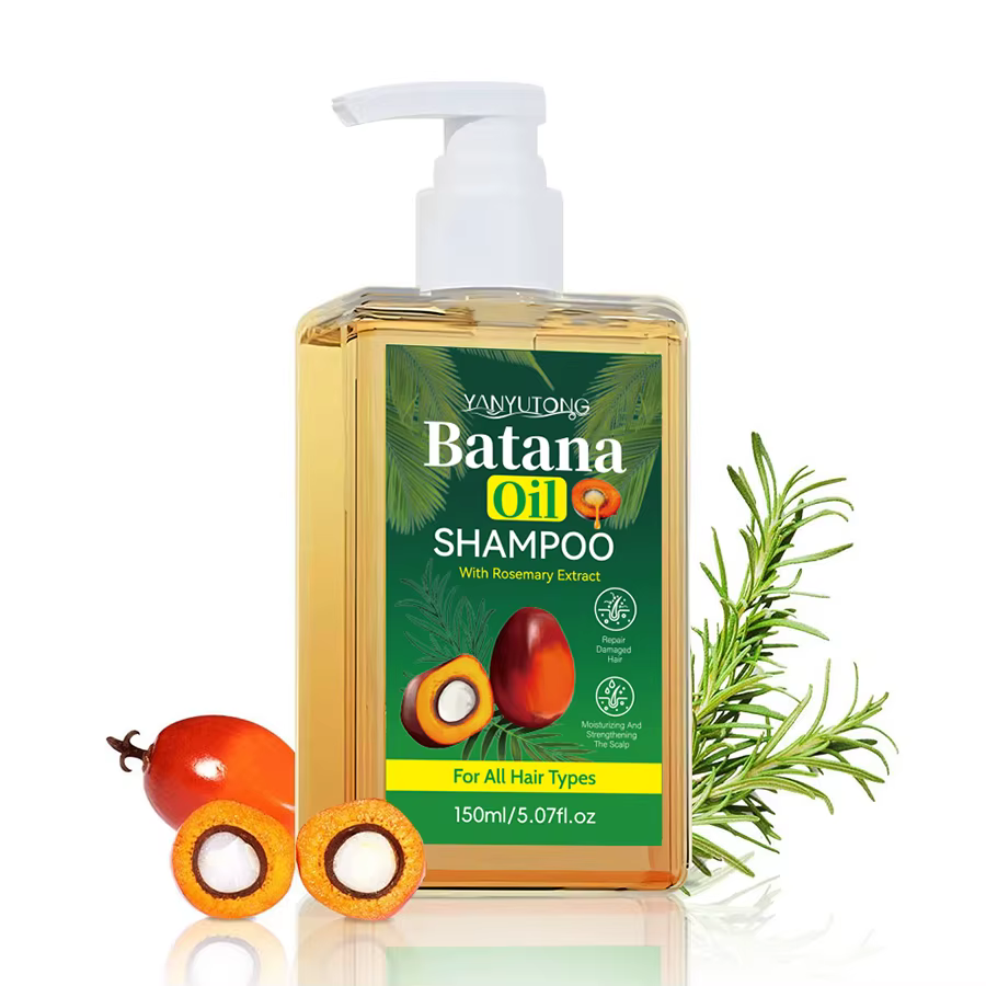 Shampooing et après-shampoing nourrissants à l'huile de Batana biologique pour cheveux abîmés, renfo