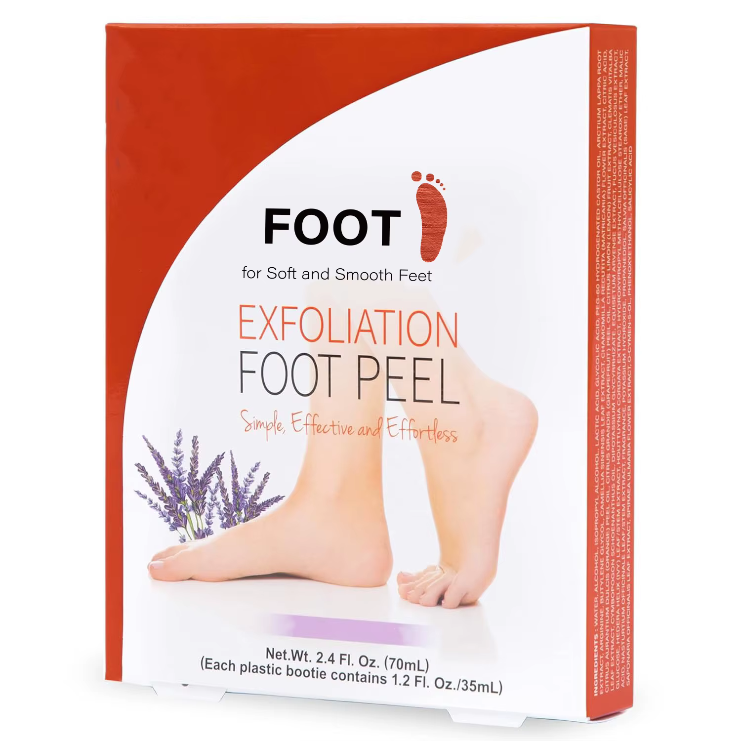 Chaussettes exfoliantes pour les pieds, masque pour éliminer les callosités et peaux mortes, soin de