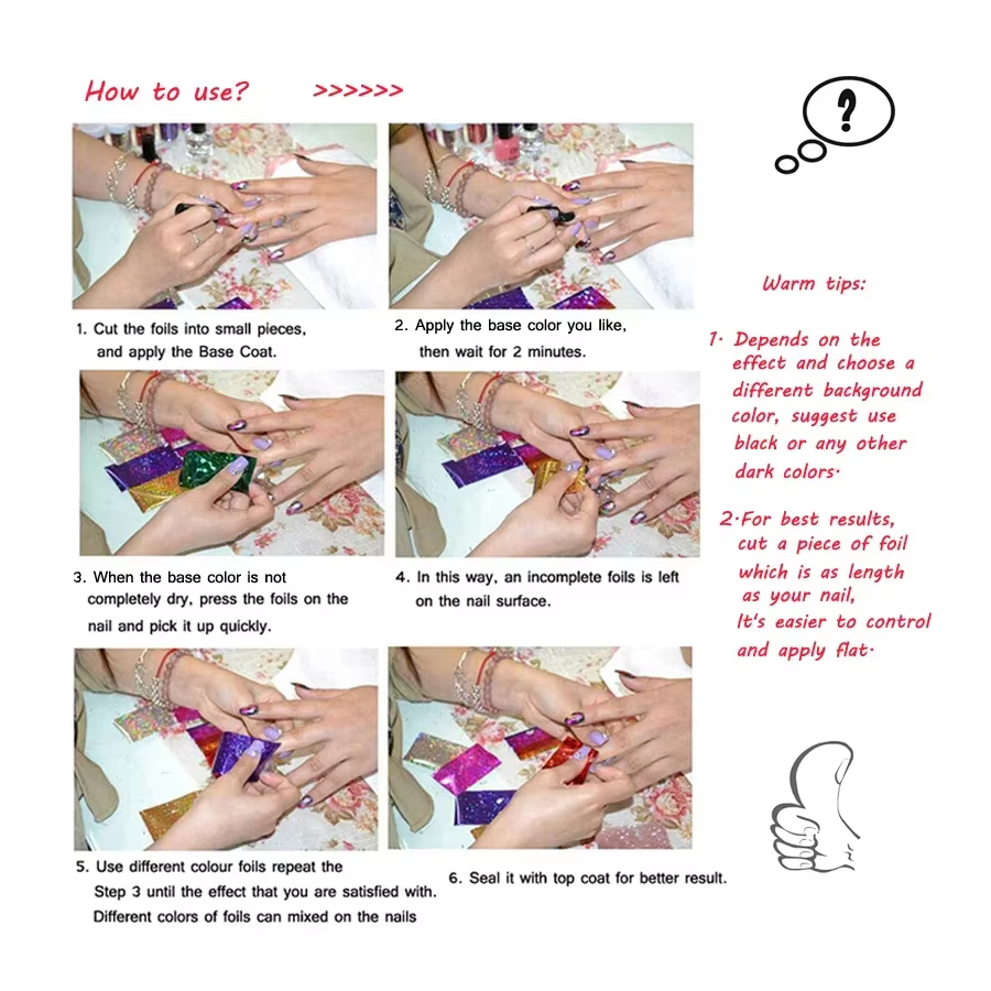 Feuille de transfert de dentelle noire et blanche, 10 rouleaux de 2.5x60cm, pour Nail Art, enveloppe