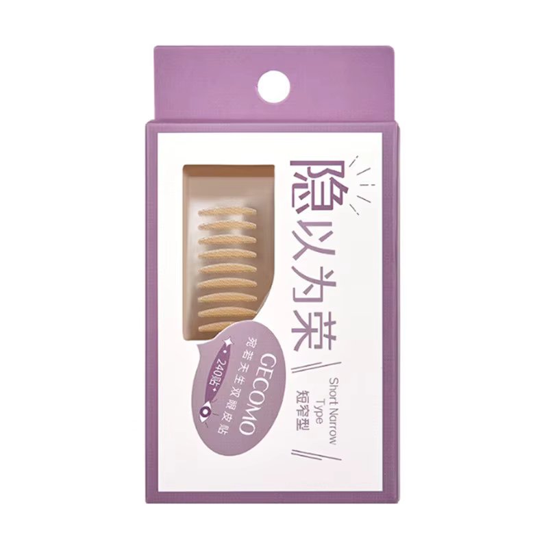 Autocollant Invisible Double paupière, 960 pièces, pâte auto-adhésive Double pli longue durée, Beige