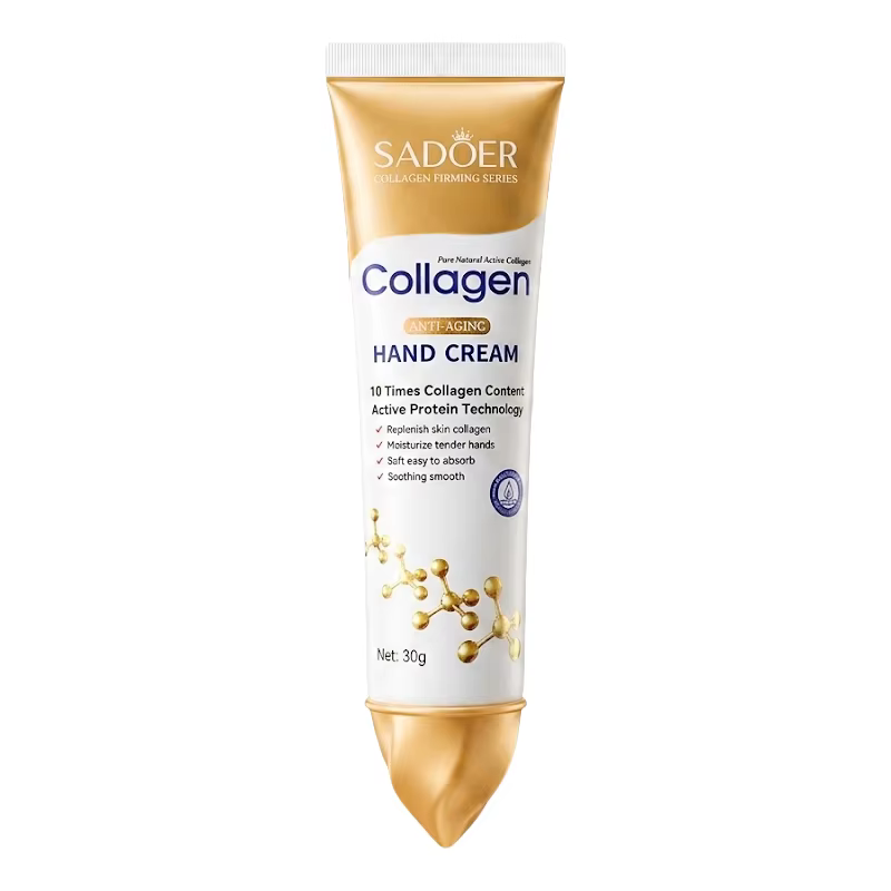 Crème pour les mains au collagène, soin raffermissant pour la peau des mains, hydratant, éclaircissa