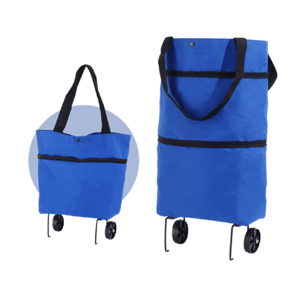 Sac à main pliable 1 pièce, petit chariot de courses, grand sac de supermarché, sac portable pour co
