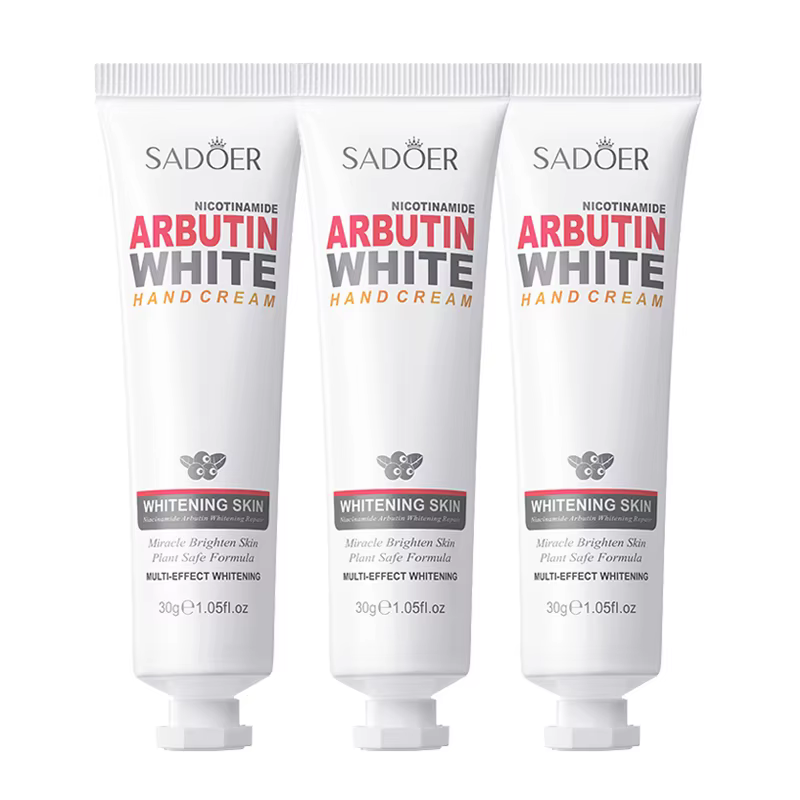 Crème pour les mains à l'arbutine et à la nicotinamide, blanchissante, hydratante, pour les mains sè
