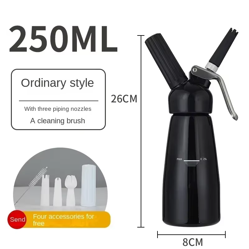 Distributeur de crème pour les mains, mélangeur de crème avec buse en plastique de décoration pour c