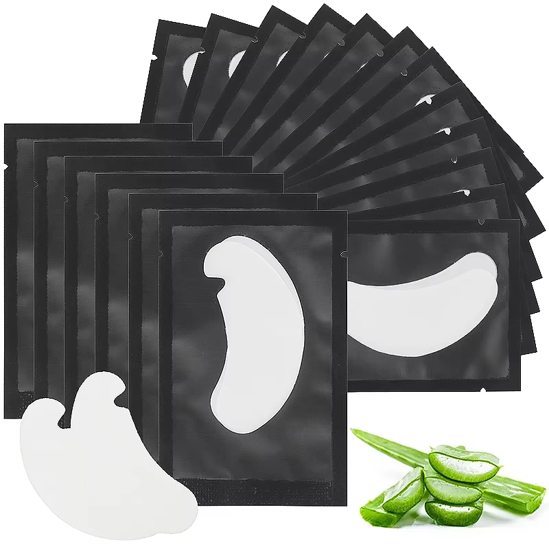 50 à 500 paires de patchs pour les yeux, extensions de cils, coussinets sous les yeux, maquillage, p