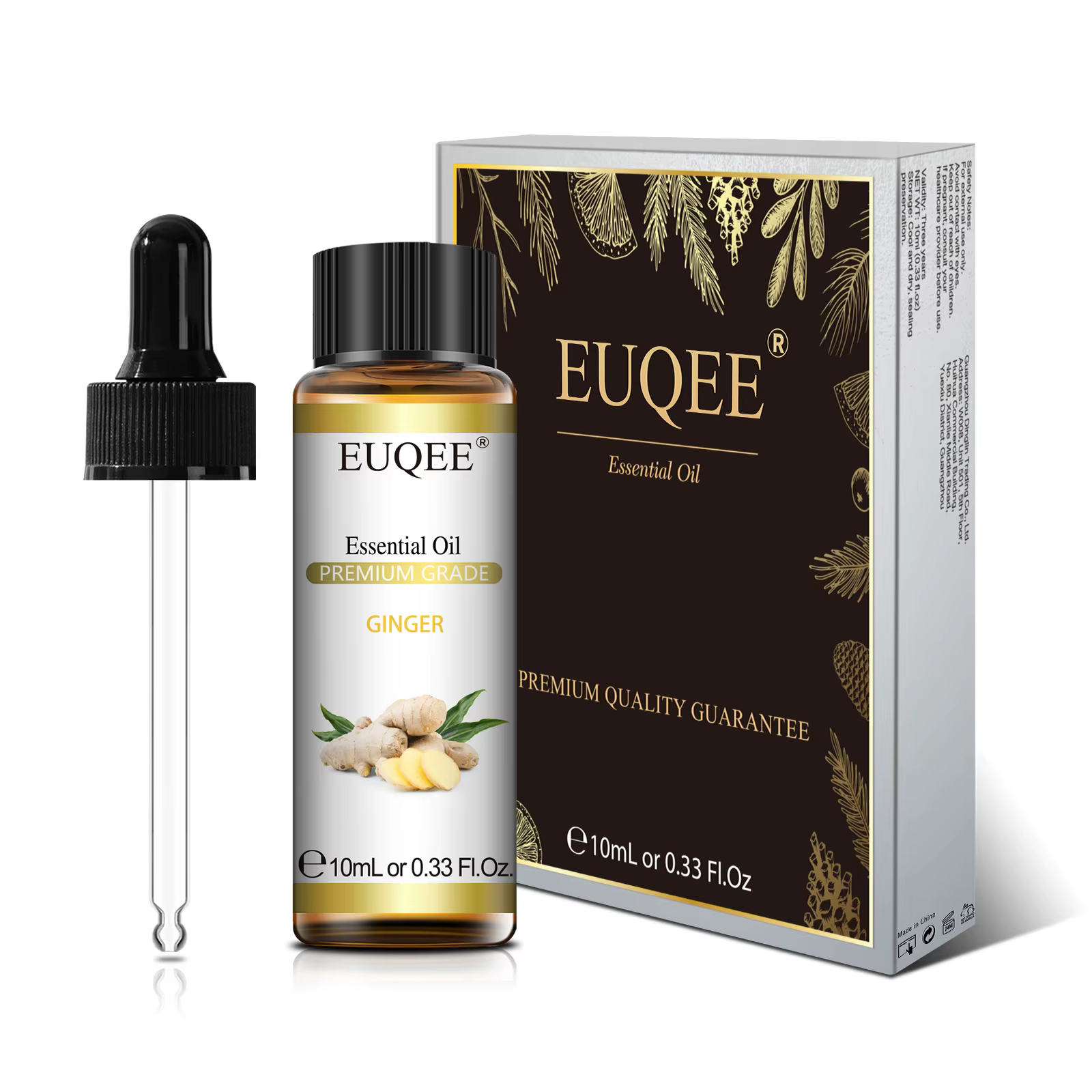 EUQEE 10ml Oregano Vetiver huile essentielle pour humidificateur bougie faisant myrrhe gingembre hél