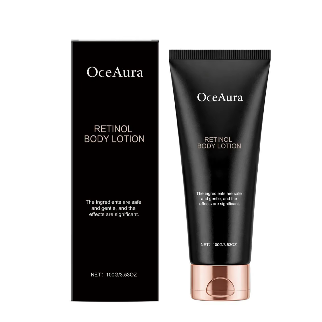 Crème pour le corps au rétinol OceAura, hydratant longue durée, améliore la peau terne, éclaircit la
