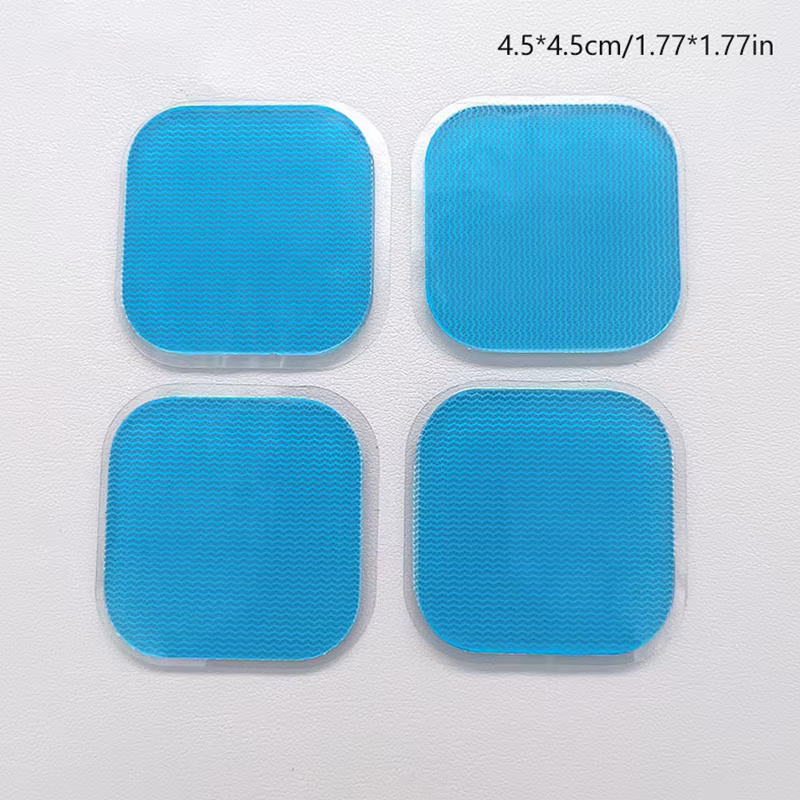 Hydrogel de fitness pour stimulateur musculaire abdominal, machine de massage amincissante, 4 coussi