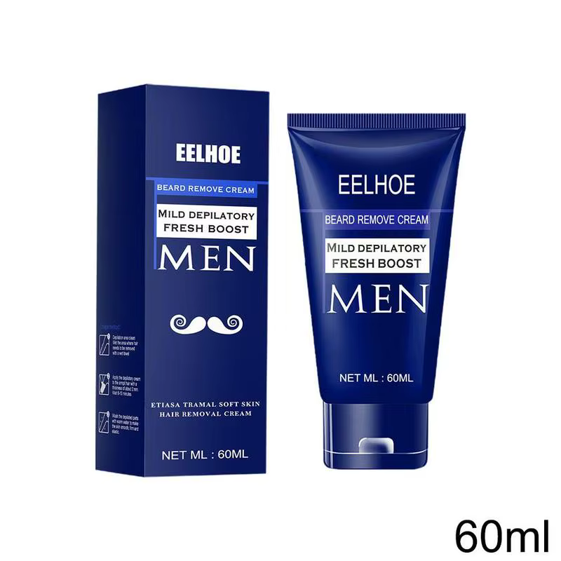 Crème dépilatoire pour hommes EELHOE, crème à raser pour la barbe, inhibiteur de croissance des poil