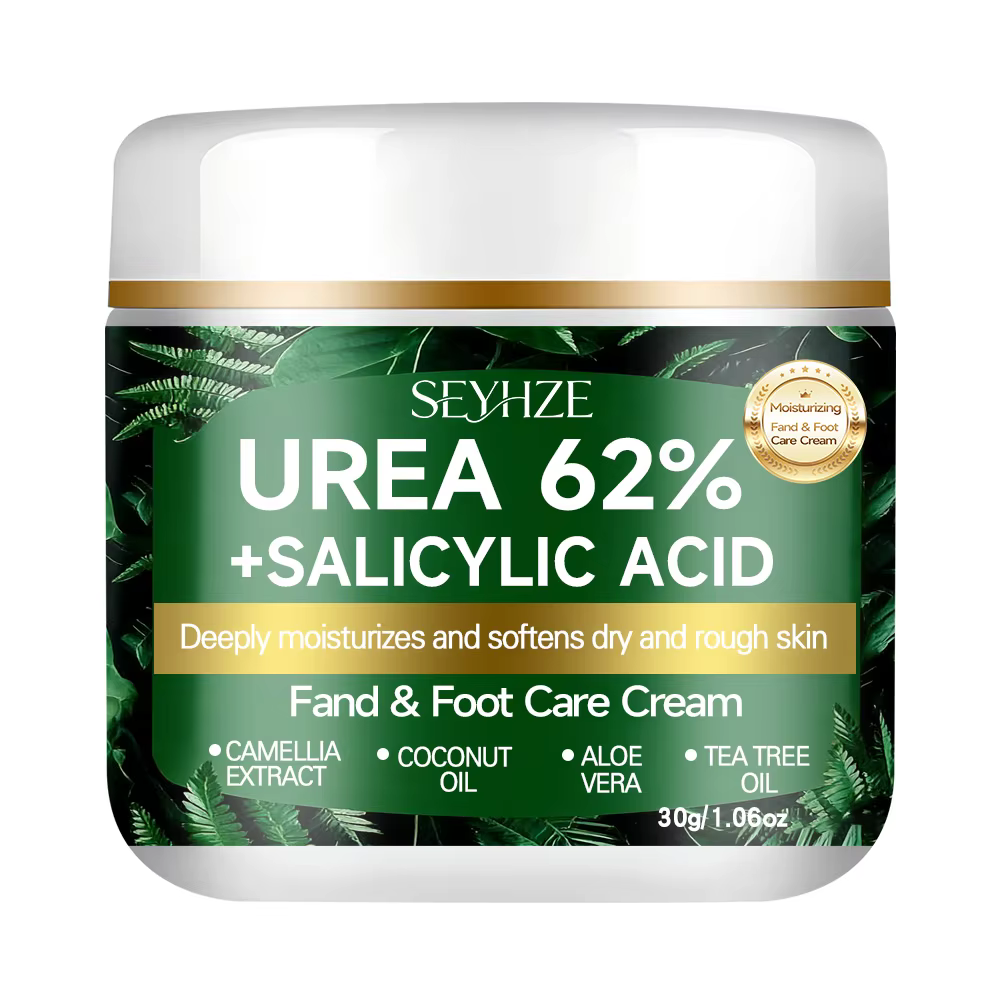 Crème pour les pieds SEYHZE avec 62% d'urée et d'acide salicylique pour peaux sèches et rugueuses, h