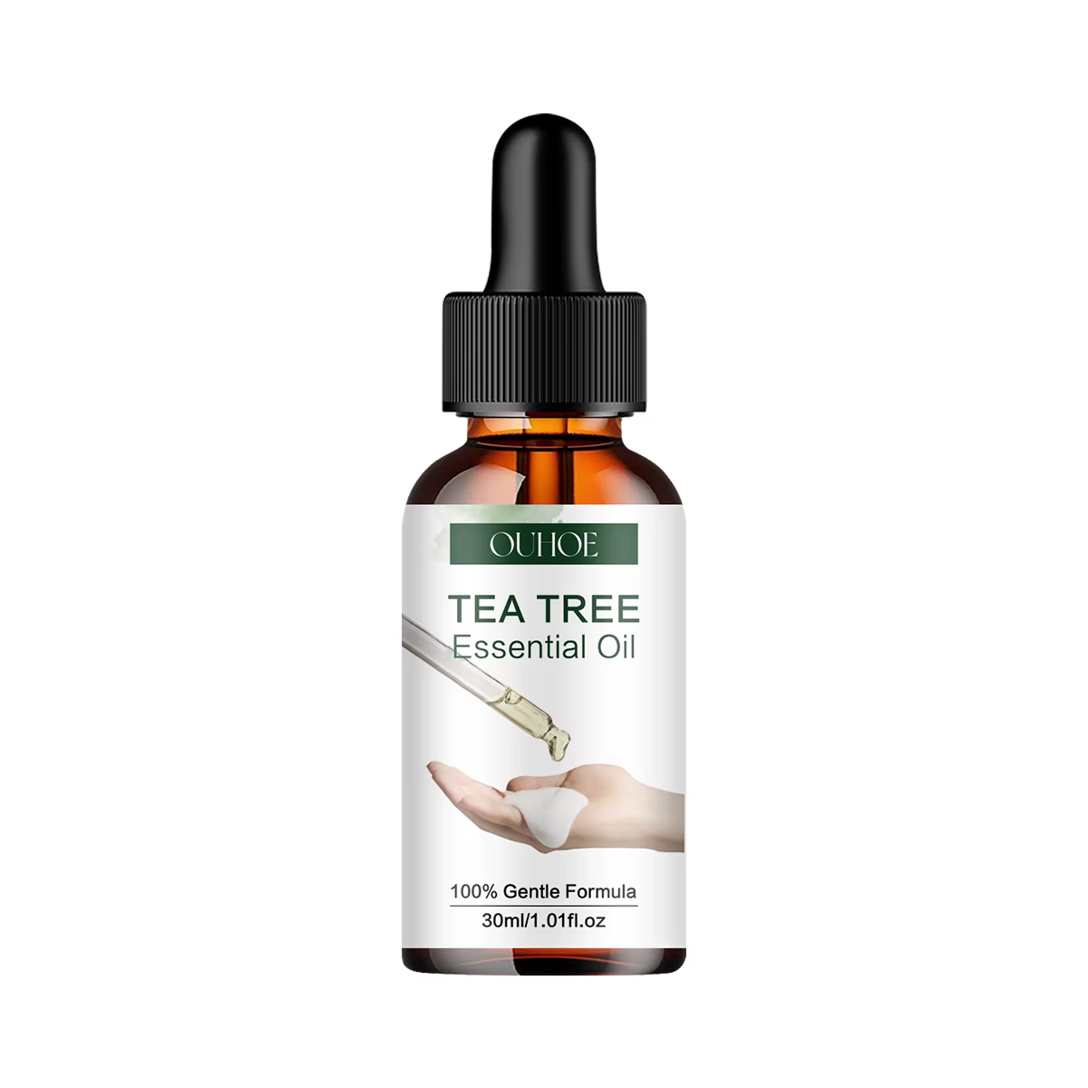 Huile d'arbre à thé naturelle hydratante pour le visage et le corps, soins pour la peau féminins, ré