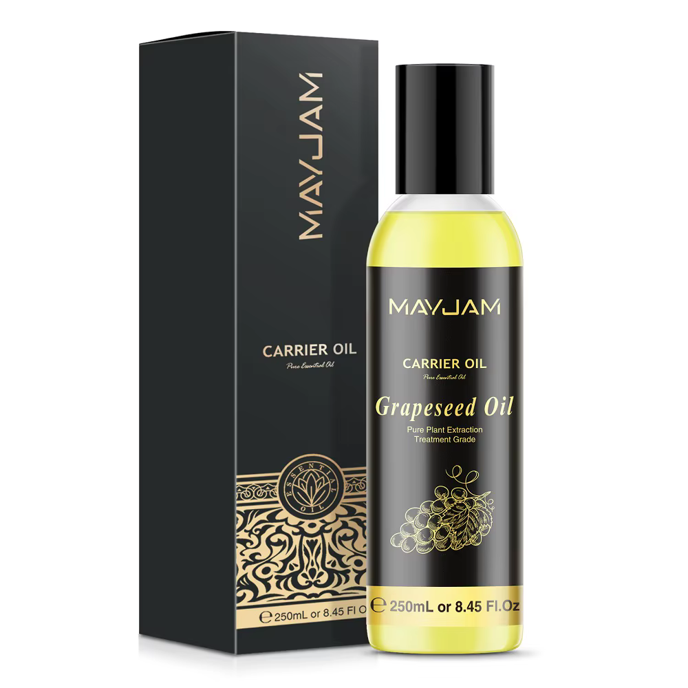 MAYJAM 250ml huile transporteuse rose musquée Olive grappin Jojoba Olive avocat amande douce noix de