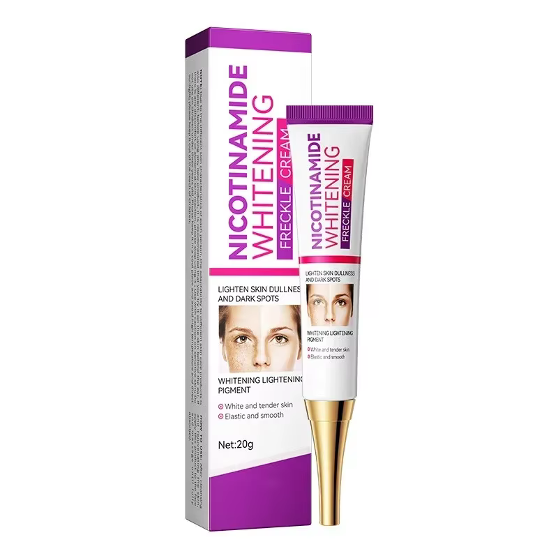 Crème éclaircissante douce à la niacinamide pour la peau, mélanine hydratante, élimine les pigments 
