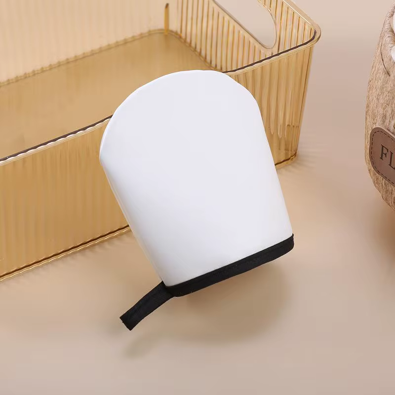 Gant applicateur de lotion auto-bronzante en cuir réutilisable, séchage rapide, lavable, pour un bro