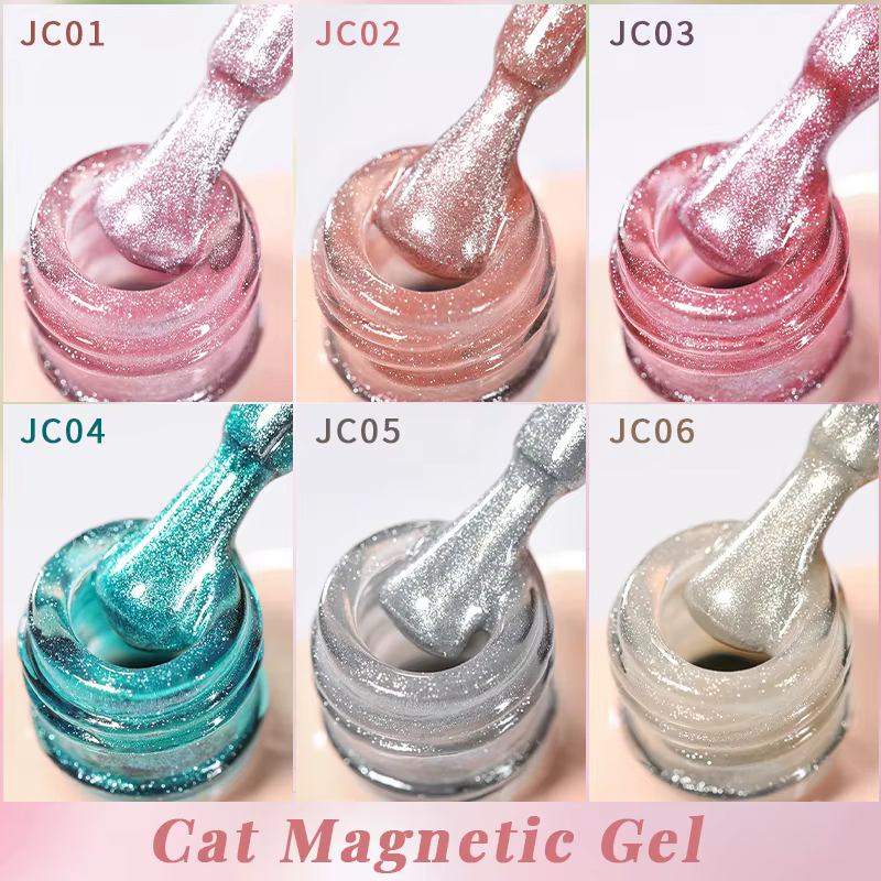 UR SUGAR 15ml gelée rose chat Gel magnétique vernis à ongles paillettes glace tremper céramique UV G