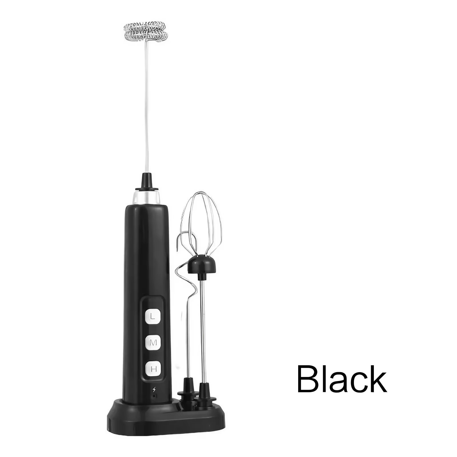 Déterminer le centre commercial aste USB-Mini mousseur à lait électrique à 3 vitesses, fouet et aide