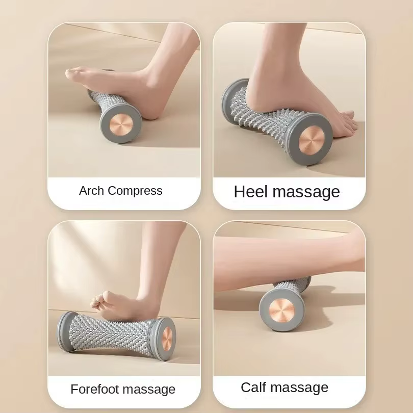 Mini masseur de pieds, rouleau de Massage, boule de Massage de Yoga, rouleau de Fascia plantaire, so