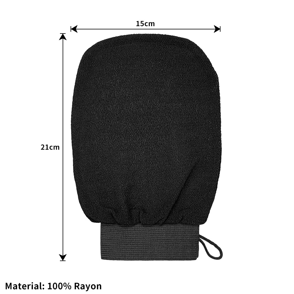 Hammam marocain – gants de douche exfoliants, indolore, élimine les peaux mortes, gommage du corps, 