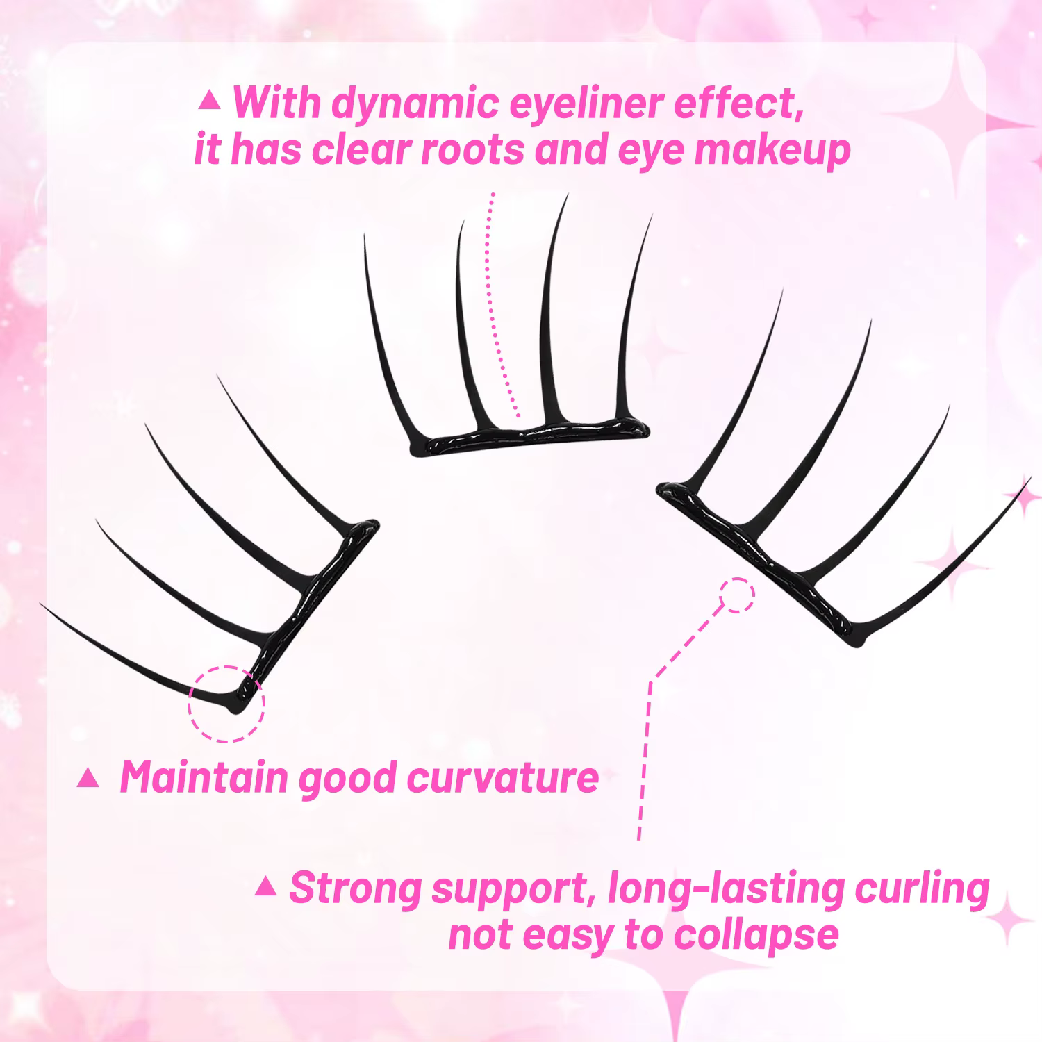 【Style K-pop 2.0】Faux cils autocollants - Pas besoin de colle, faciles à porter en quelques secondes