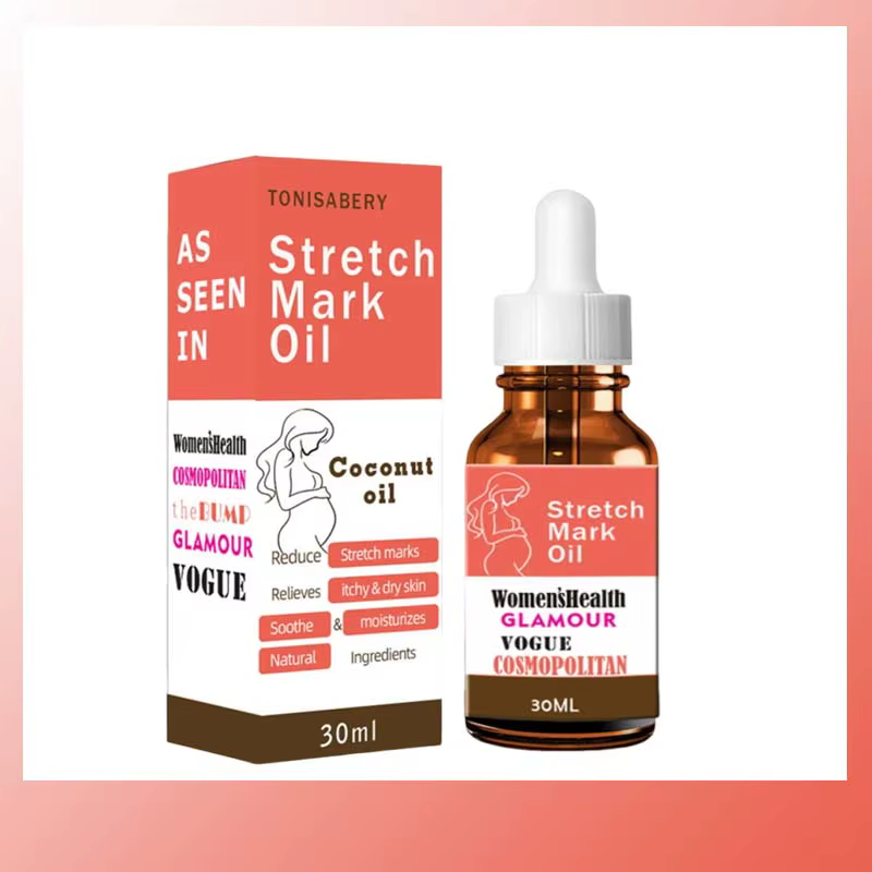 Sérum réparateur de vergetures pour femmes enceintes, soins post-partum, lignes lumineuses fermes, l