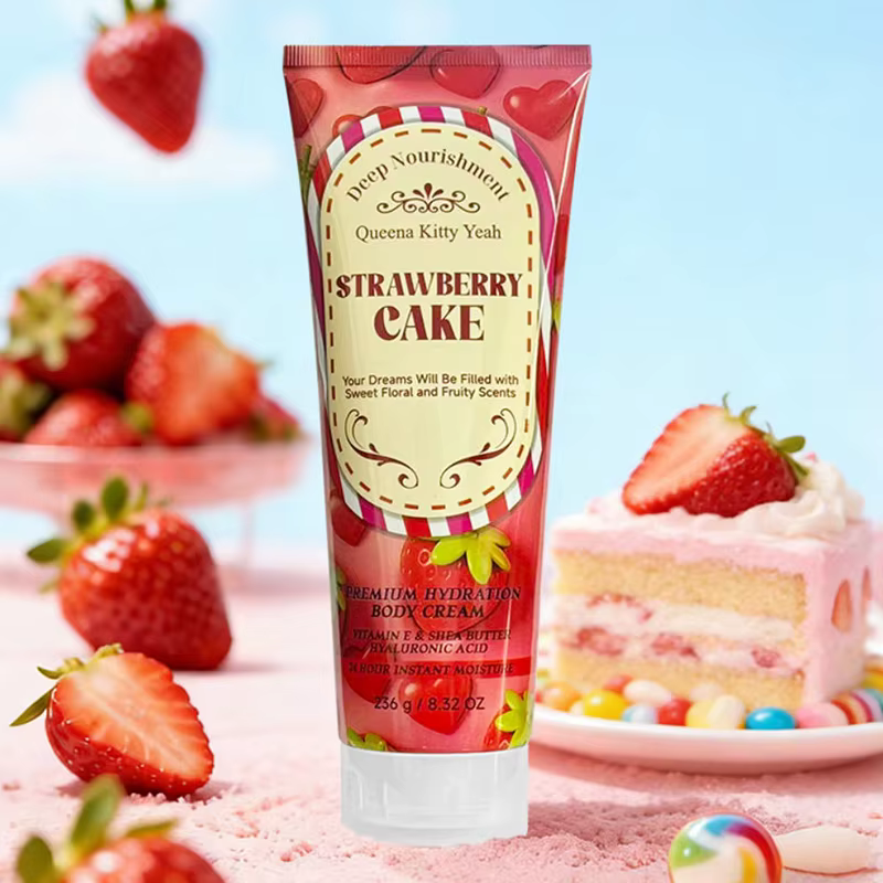 Lotion corporelle hydratante parfumée aux fruits, nourrit en profondeur, améliore la peau rugueuse, 