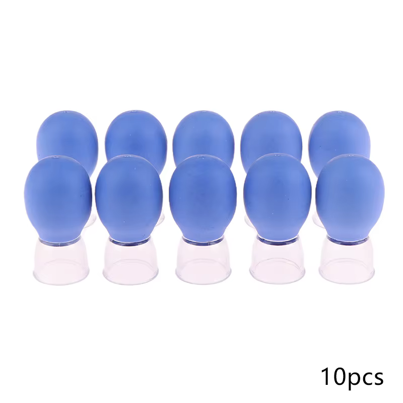 Masseur de visage en Silicone, sous vide, pour la peau des yeux, Lifting du visage, pot Anti-Celluli