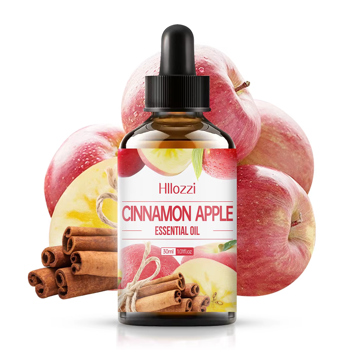 L'huile essentielle de pomme à la cannelle convient aux soins de la peau, au bain, au diffuseur d'ar
