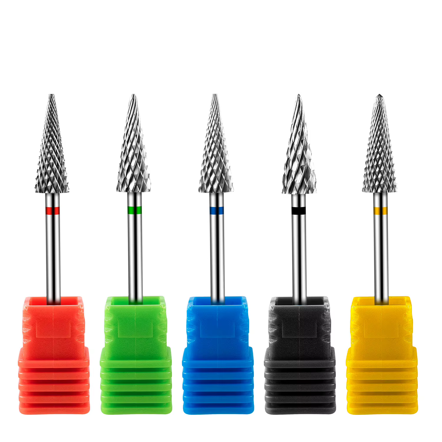 Forets à ongles en carbure de tungstène, pointe électrique, accessoire de manucure, fraises pour dis