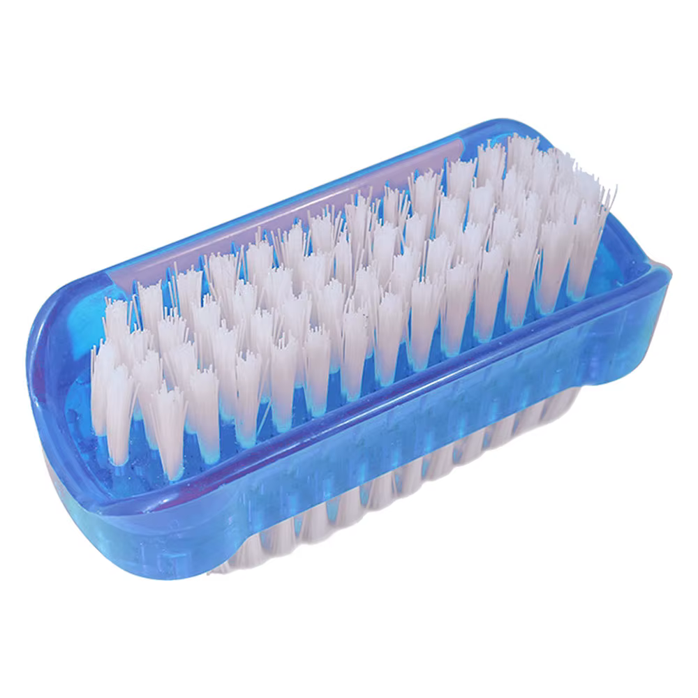 Brosse à Ongles Double Face Douce pour Manucure et Pédicure, Outil Pratique pour Enlever la Poussièr
