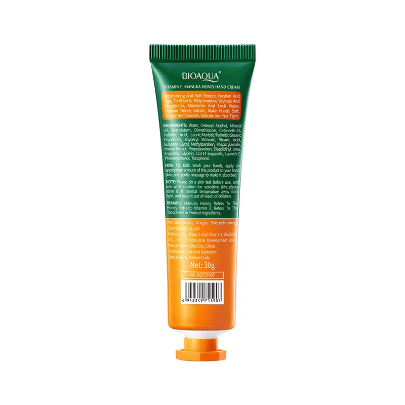 Masque pour les mains à la vitamine E, miel de Manuka, nourrissant, hydratant, film de soin pour les
