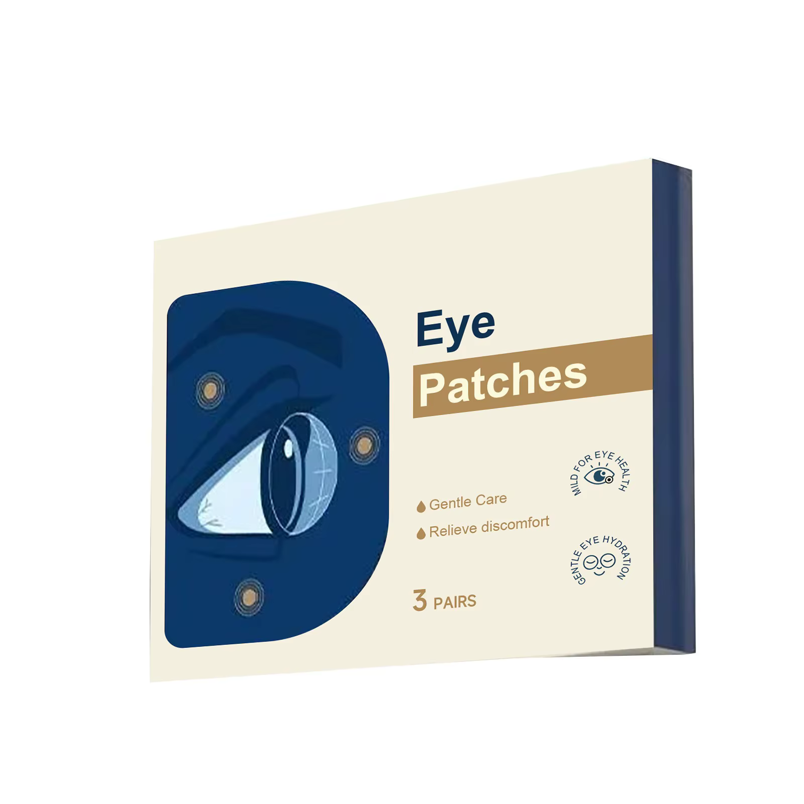 Patch apaisant pour les yeux à la menthe, fournit un confort rafraîchissant, soulage la fatigue, réd