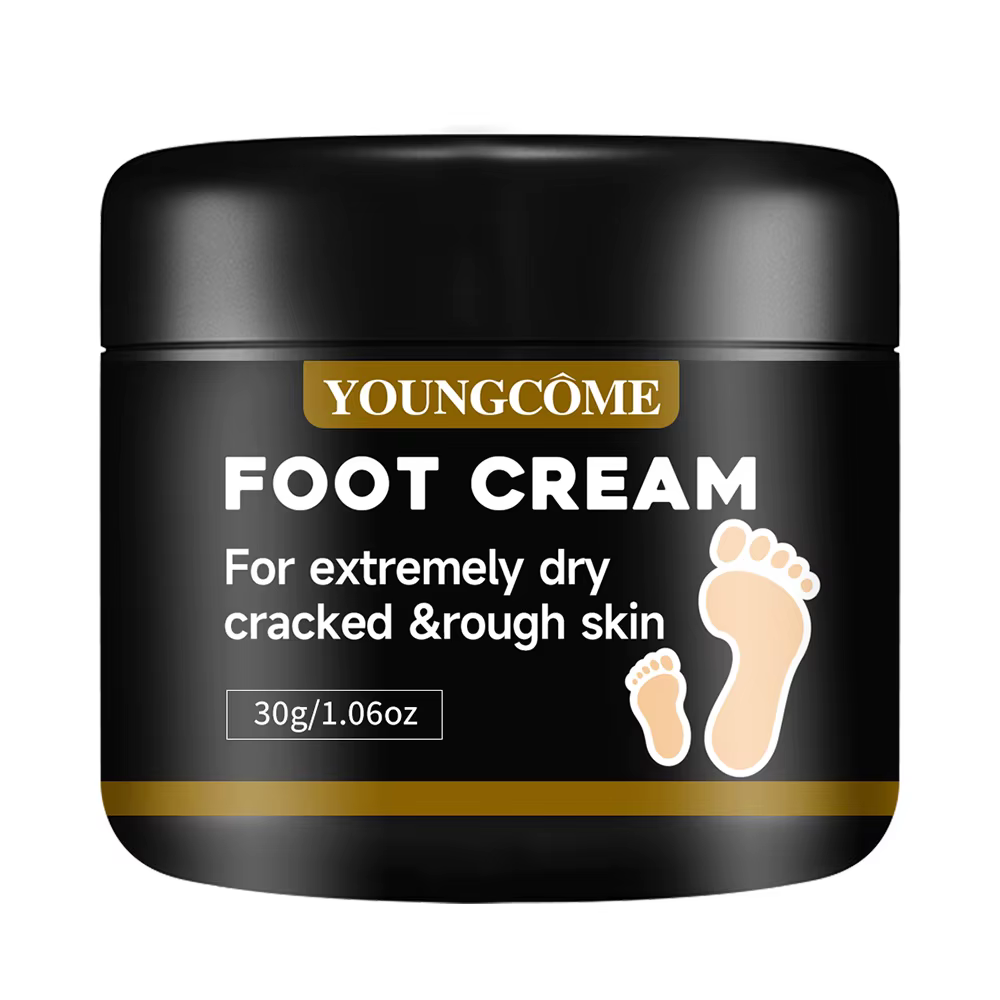 YOUNGCOME Crème pour les pieds pour talons extrêmement secs et craquelés et peaux rugueuses, baume h