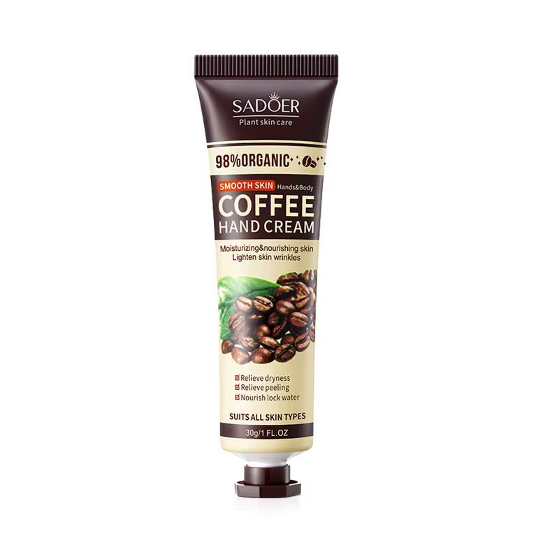 SADOER – ensemble de crème pour les mains au café, hydratant, nourrissant, blanchissant, produits de