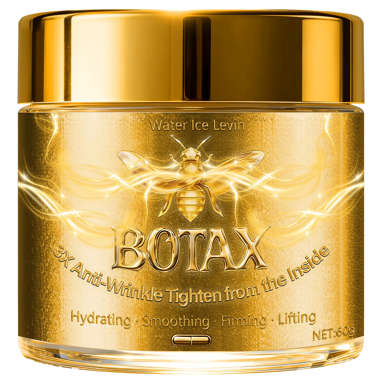 Crème visage anti-âge au venin d'abeille avec acide hyaluronique et rétinol, hydrate et raffermit en