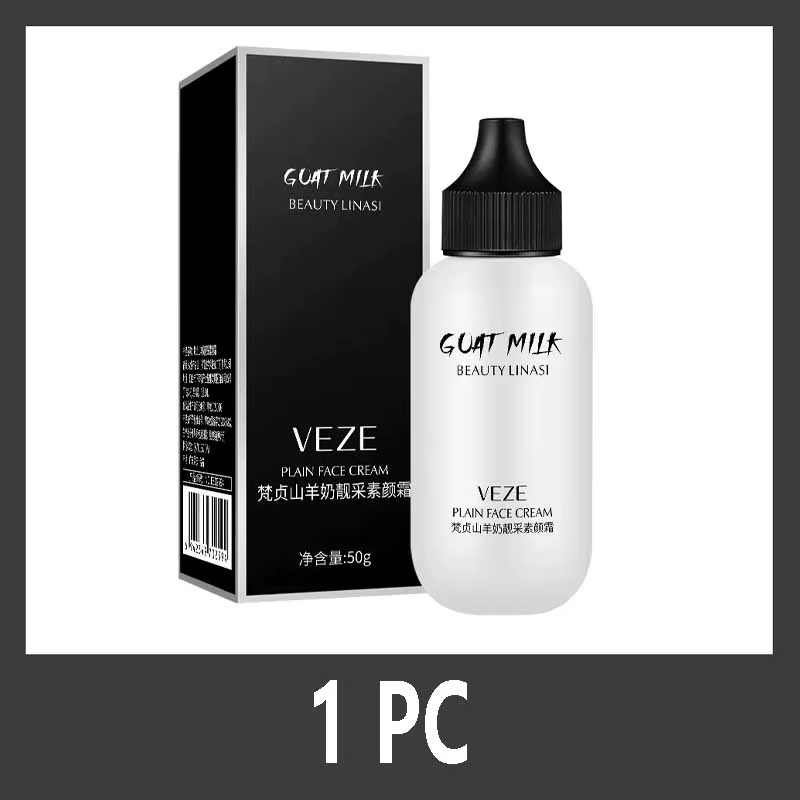 Fond de teint liquide mat pour le visage, crème au lait de chèvre, blanchiment naturel, couverture c