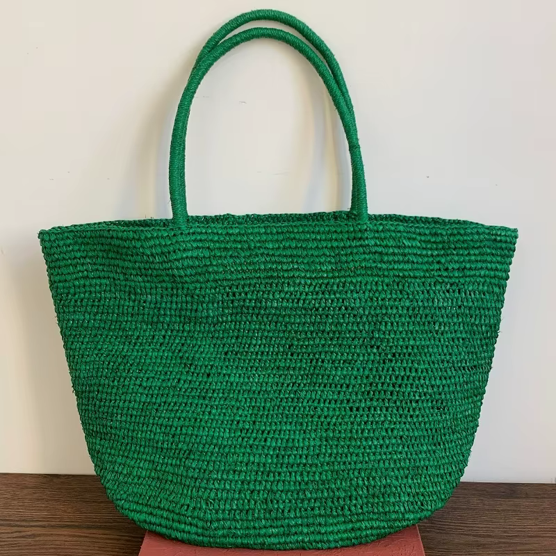 Sac à main en rotin fait main, nouveau style, sac bandoulière polyvalent grande capacité pour femme,