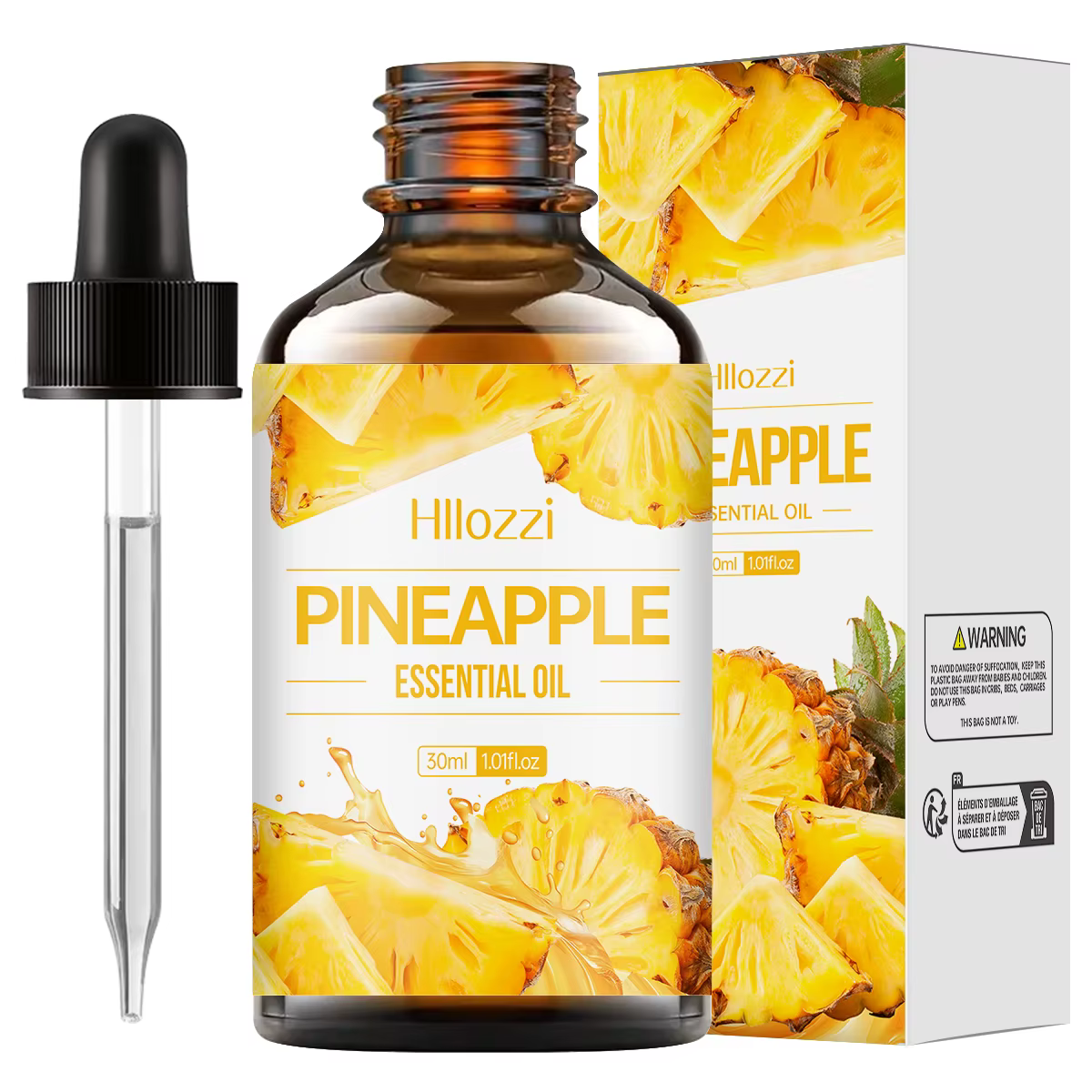 L'huile faciale d'ananas nourrit en profondeur, parfum fruité frais, pour les soins de la peau, rédu