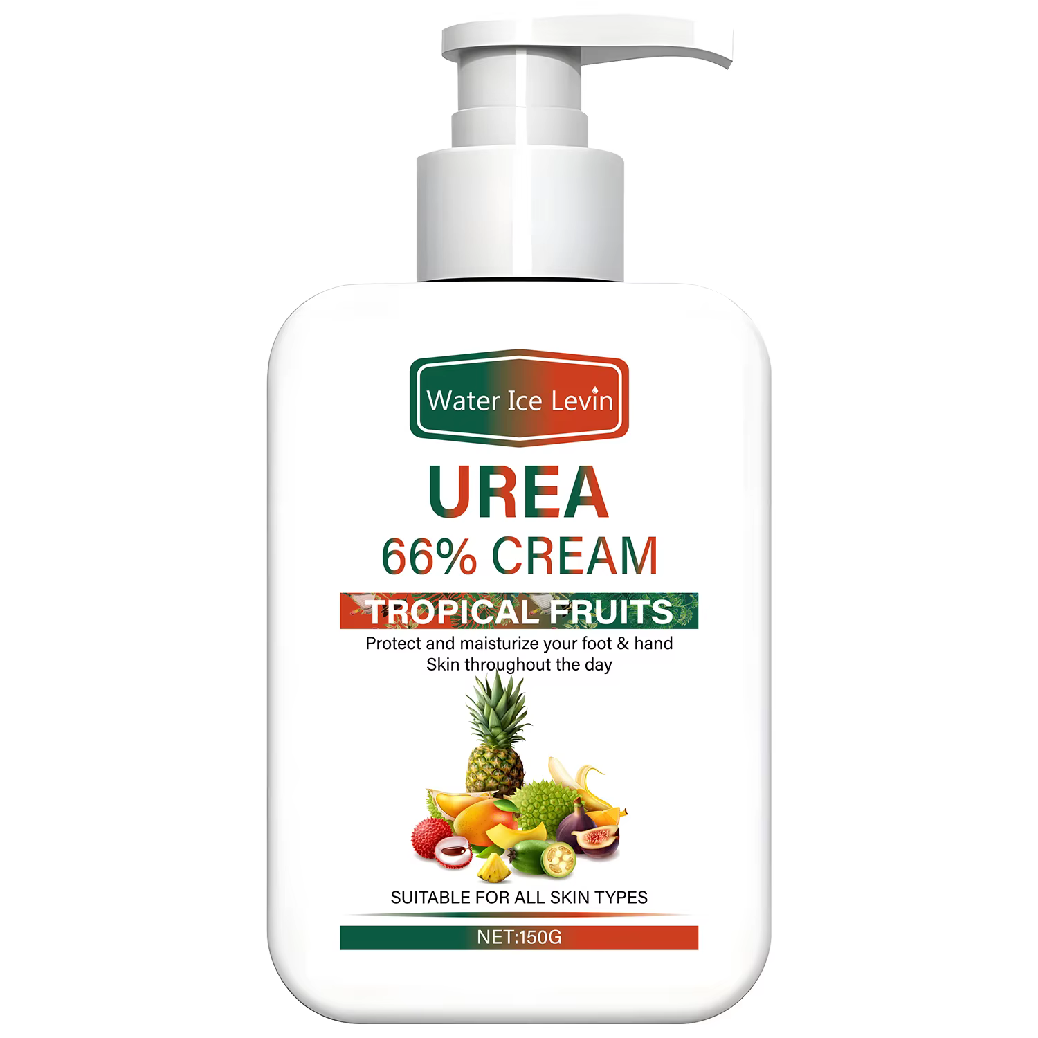 Crème Réparatrice Mains-Pieds à l'Urée - Aux Fruits Tropicaux - Hydratation Profonde - Pour une Peau