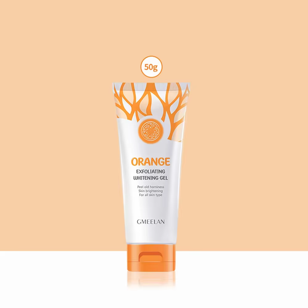 Gel exfoliant à l'orange, éliminateur de taches mortes, éclaircissant, gommage réparateur doux, blan