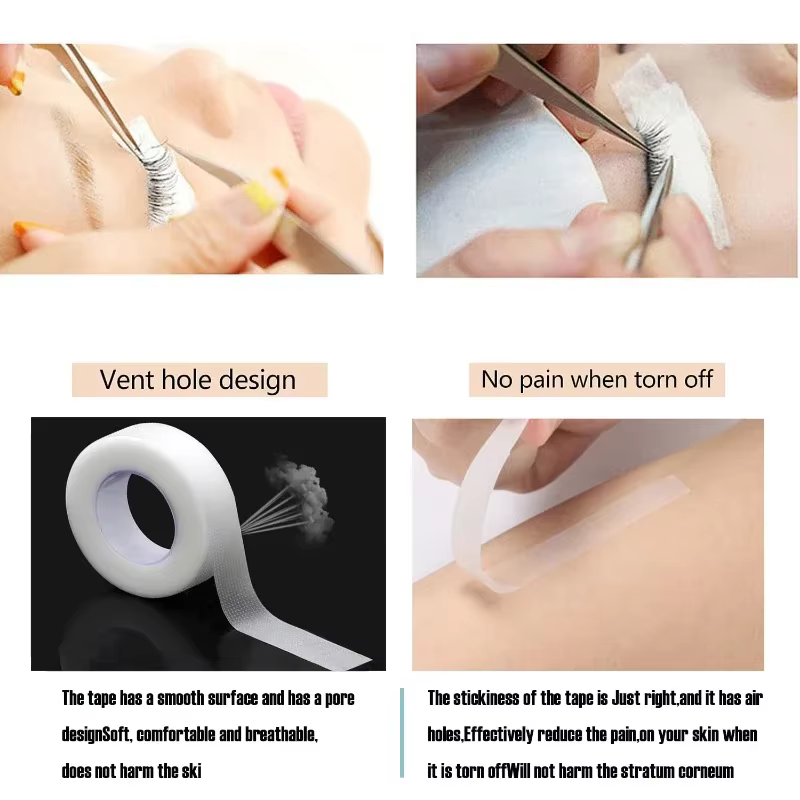 Ruban adhésif Transparent pour cils, 9m/10 mètres/rouleau, ruban adhésif respirant en tissu micropor