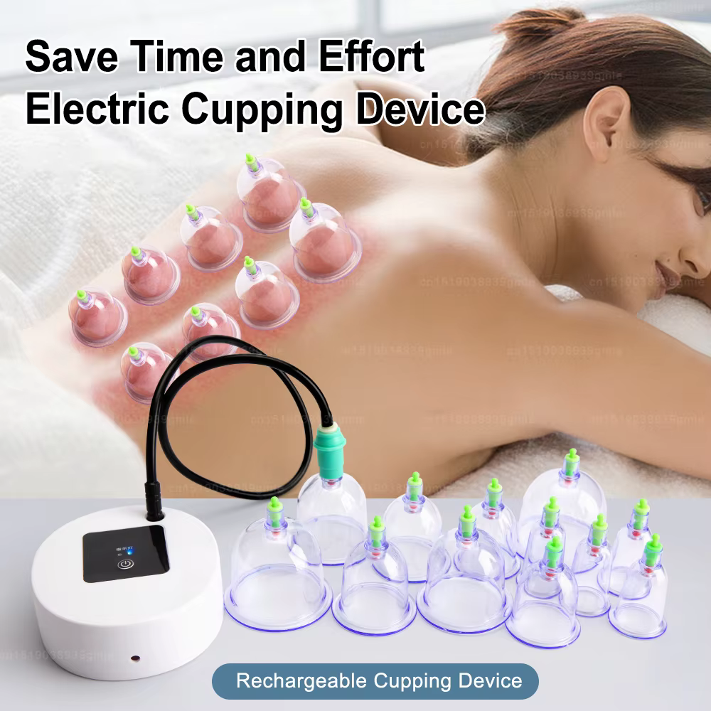 Ventouses électriques sous vide, masseur corporel, ventouse, grattage, brûleur de graisse, thérapie 