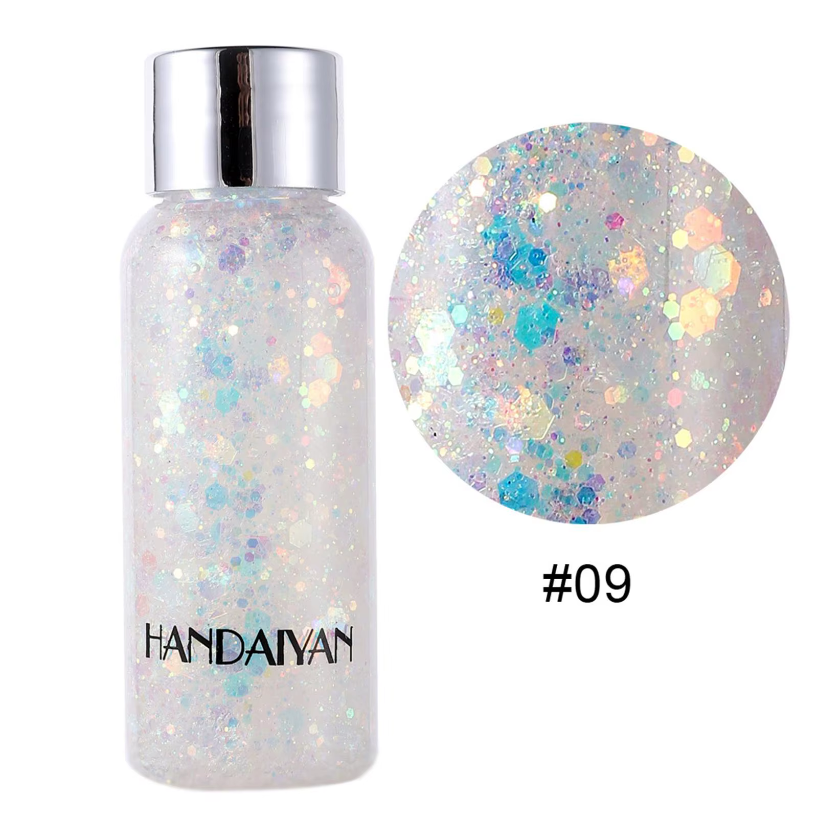 Lotion pour le corps à paillettes diamant paillettes Gel crème yeux ongles cheveux corps visage pail