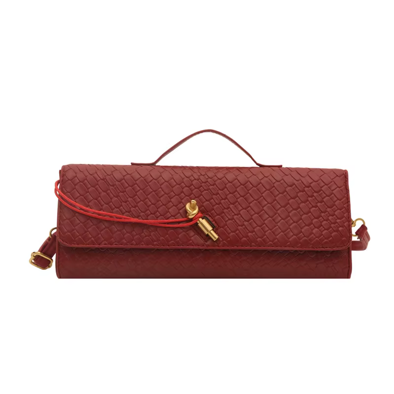Sac bandoulière élégant tissé, sac de soirée à main tendance, sac boule polyvalent pour femme, acces