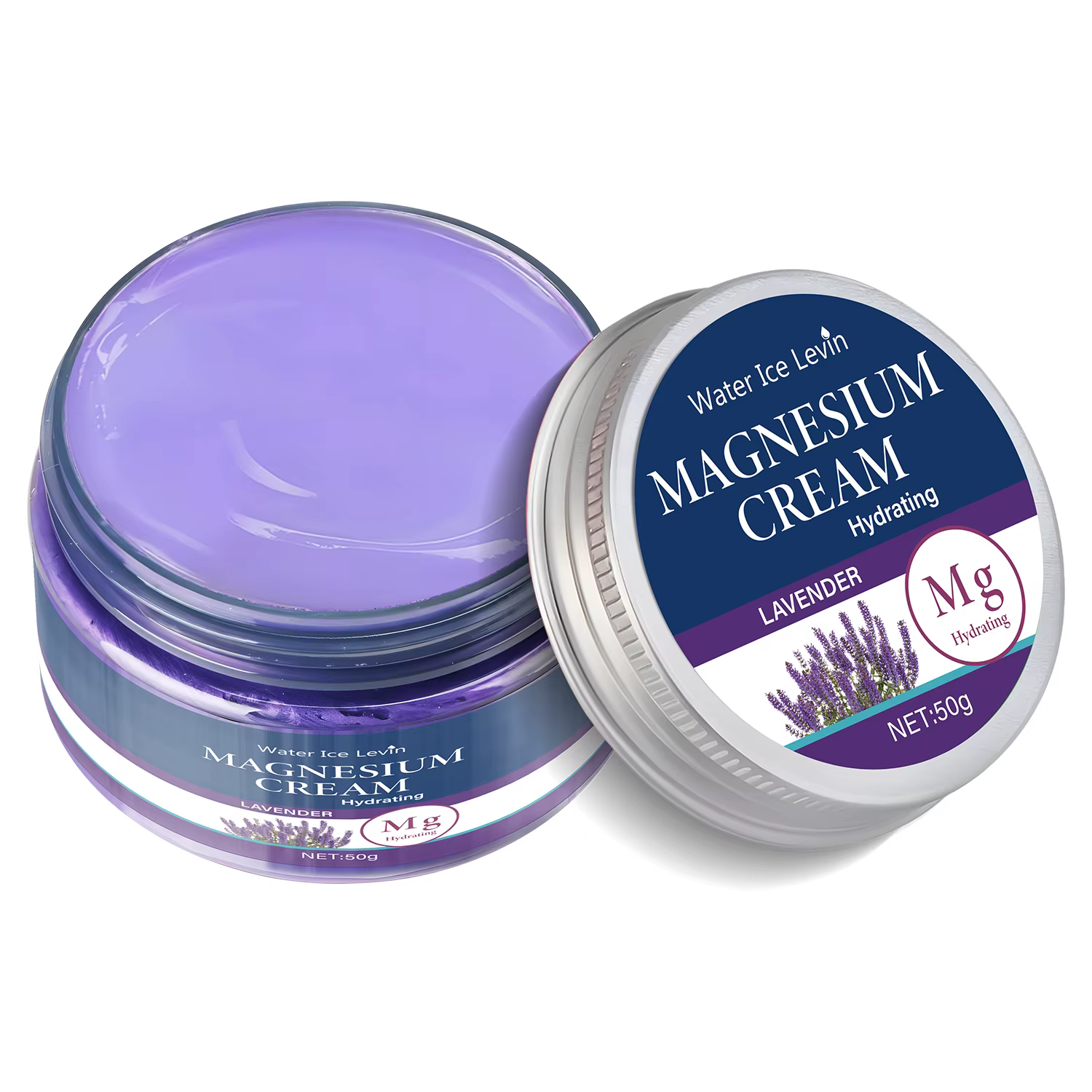 Crème Corps Magnésium Lavande | Hydratation Après-Douche | Apaisement Immédiat & Peau Douce