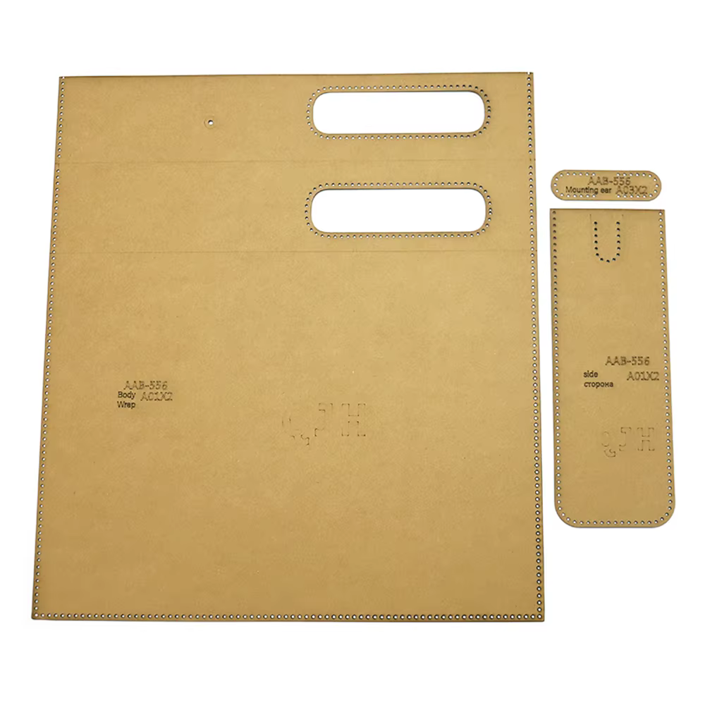 1 ensemble de modèles de papier de sac à main créatif de bricolage, dessin de motif de papier Kraft