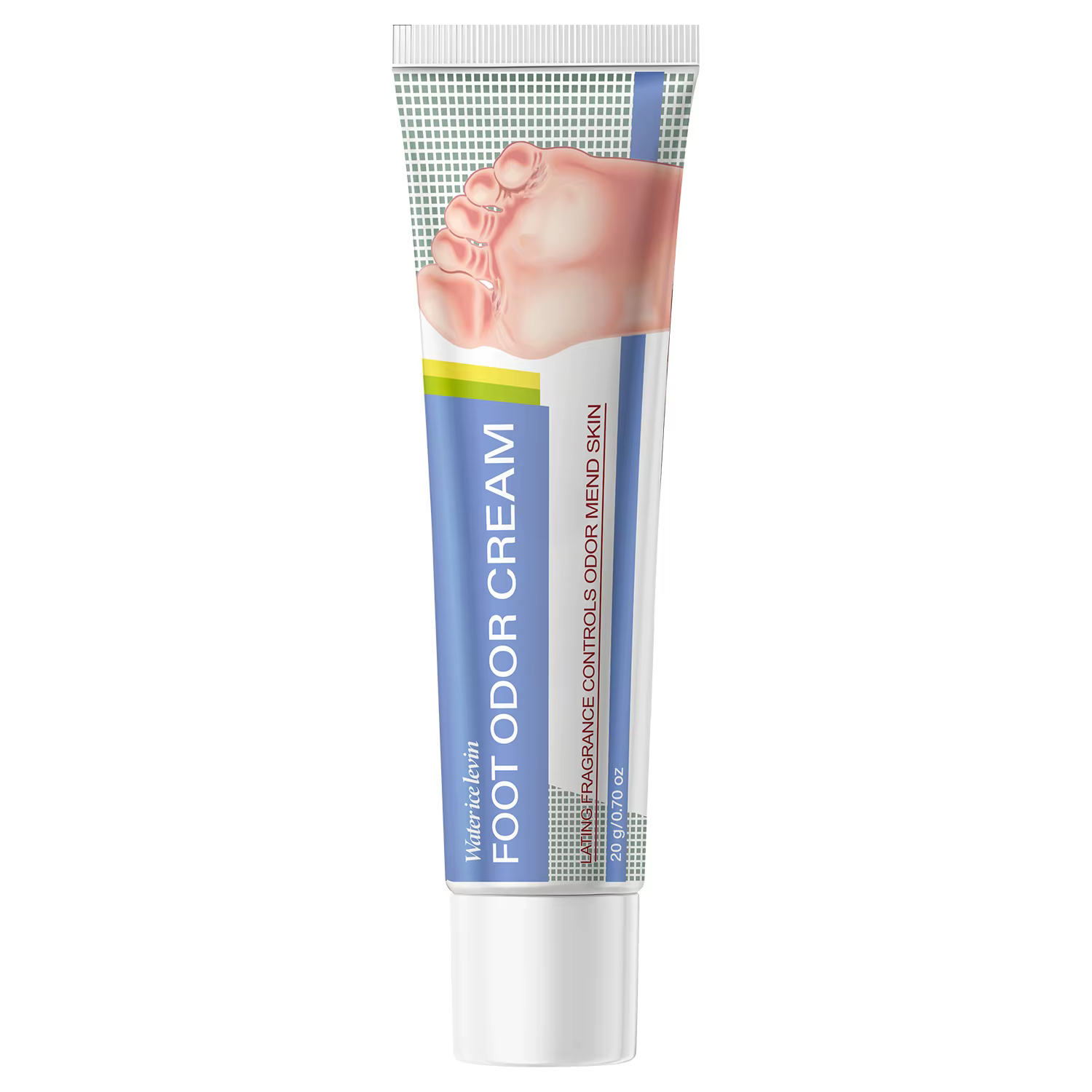 Crème hydratante pour les pieds - Contrôle les odeurs, raffermit avec de l'acide hyaluronique et de 