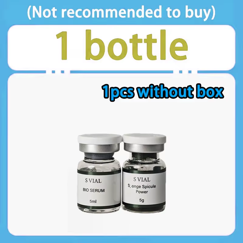 Kit de spicules d'éponge biomicrocristallines S VIAL pour nettoyer les pores, éponge grossière, esse